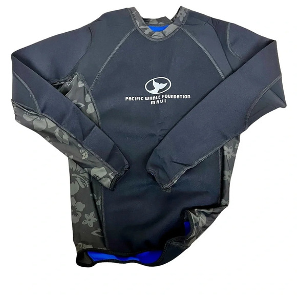 Pacific Whale Foundation Maui Surf Wetsuit Top Shirt X-Small - Picture 1 of 8